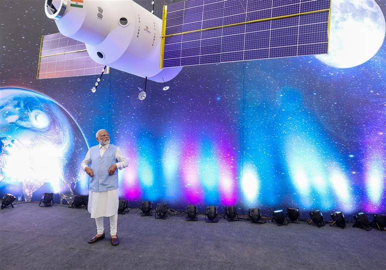 PM visits Vikram Sarabhai Space centre (VSSC) at Thiruvananthapuram, in Kerala on February 27, 2024.