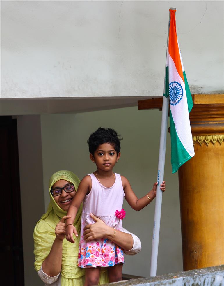 PM receives warm welcome by people at Kavaratti, in Lakshadweep on January 03, 2024.