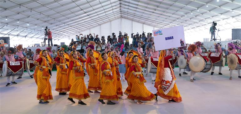 Glimpses of 27th National Youth Festival at Nashik, in Maharashtra on January 12, 2024. PM presents on the occasion. 