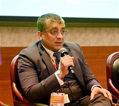 Ambassador/PR of India to UNESCO, Shri Vishal V. Sharma addressing at 46th Session World Heritage Committee, in New Delhi on July 22, 2024.