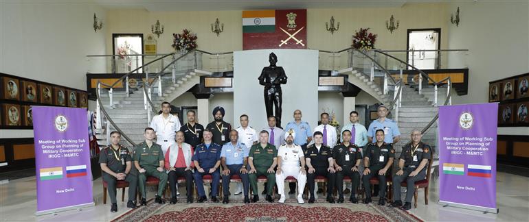 The Working Sub Group on Planning of Military Cooperation of the India-Russia Intergovernmental Commission on Military and Military Technical Cooperation (IRIGC-M&MTC) held 3rd Meeting, in New Delhi on July 24, 2024.