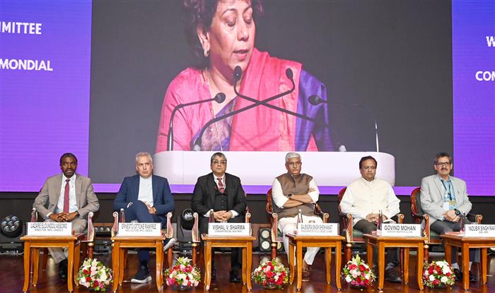 केंद्रीय संस्कृति एवं पर्यटन मंत्री श्री गजेन्द्र सिंह शेखावत ने 30 जुलाई, 2024 को नई दिल्ली में विश्व धरोहर समिति के 46वें सत्र के समापन समारोह में शिरकत की।