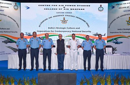 Indian Air Force (IAF) conducted a capstone seminar marking the culmination of the No. 3 Warfare & Aerospace Strategy Program (WASP) at the Air Force Auditorium, in New Delhi on June 25, 2024.