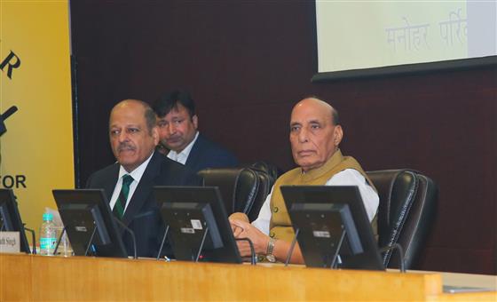 The Union Minister for Defence, Shri Rajnath Singh at inaugural Delhi Defence Dialogue, in New Delhi on November 12, 2024.