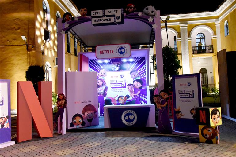 Glimpses of preparations for the 55th International Film Festival of India (IFFI), in Goa on November 19, 2024.