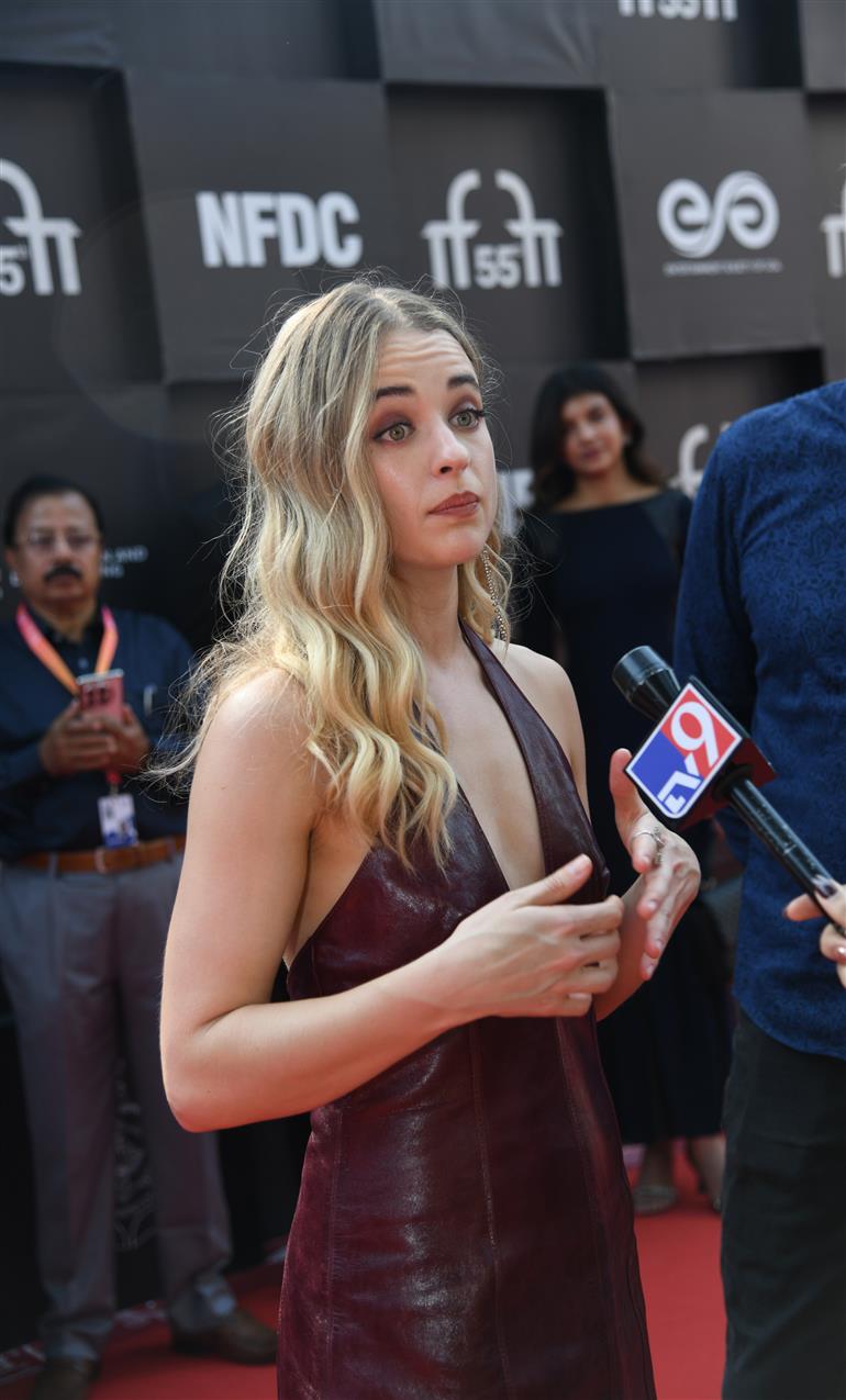 Lead Actress of “Better Man”-Raechel Banno, in Goa on November 20, 2024.