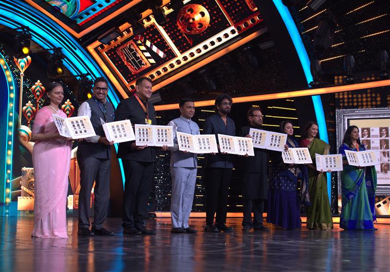 Commemorative Stamp for stalwarts of India Cinema was launched at IFFI 2024, in Goa on November 20, 2024.