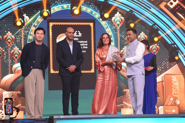 Jury team led by Director Ashutosh Gowarikar was felicitated at IFFI 2024, in Goa on November 20, 2024.
