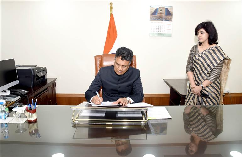 Shri K. Sanjay Murthy assumed charge as the Comptroller and Auditor General of India, in New Delhi on November 21, 2024.