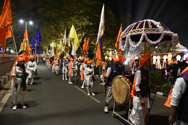  “Exuberant Moments of celebration” captured during the ‘PARADE’ on Day 3 at 55 IFFI, in Goa on November 22, 2024.