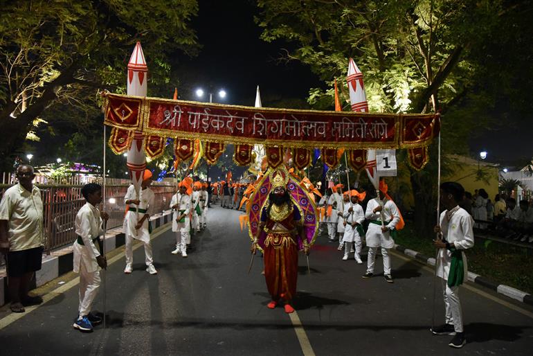  “Exuberant Moments of celebration” captured during the ‘PARADE’ on Day 3 at 55 IFFI, in Goa on November 22, 2024.