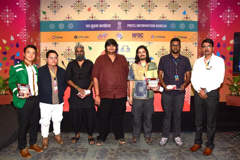 Press Conference 1: Batto Ka Bulbula, Karken and Jigarthand a Double X at 55 IFFI, in Goa on November 23, 2024.