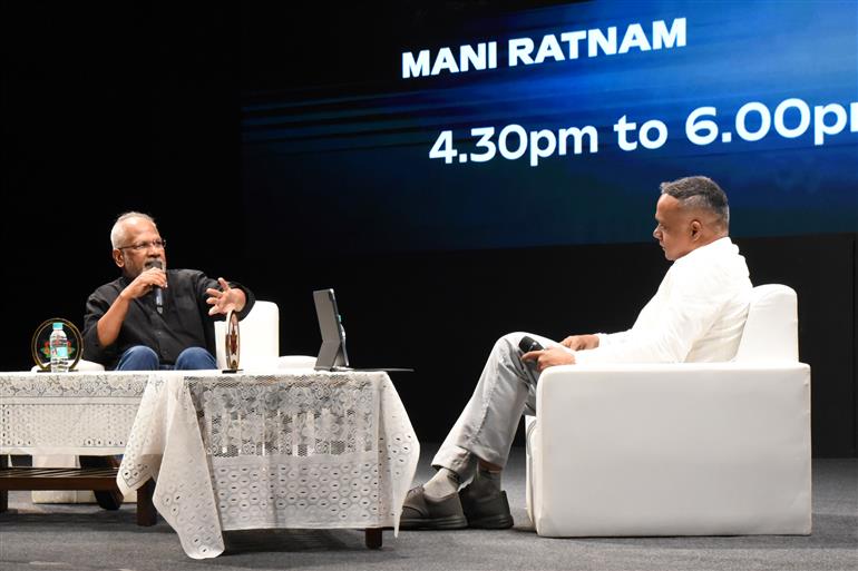 Masterclass in Progress at 55th IFFI, in Goa on November 22, 2024.