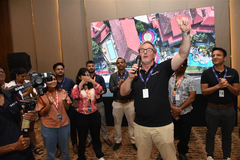 Scenes from 48 Hour Filmmaking Challenge under way at day - 3 at 55th IFFI, in Goa on November 23, 2024.