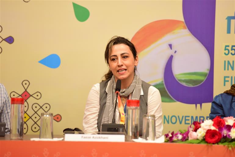 Directors of movies Sluggard Clan, Gulizar, Fear & Trembling at Press Conference at 55th IFFI, in Goa on November 23, 2024.