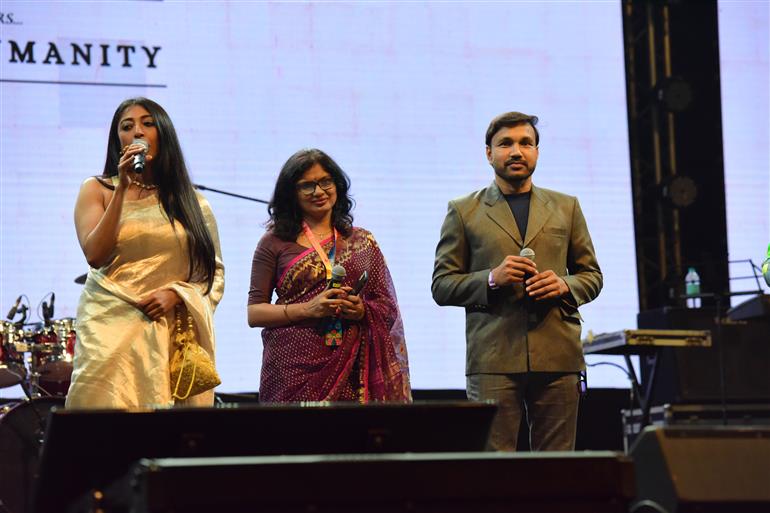 scenes from NIFT fashion show at 55th IFFI, in Goa on November 25, 2024. 