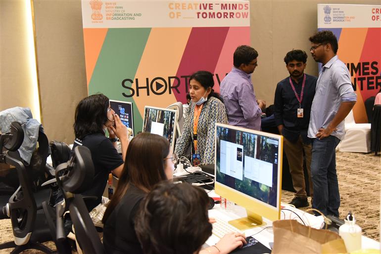 Scenes from CMOT Talent Camp at 55th IFFI, in Goa on November 25, 2024. 