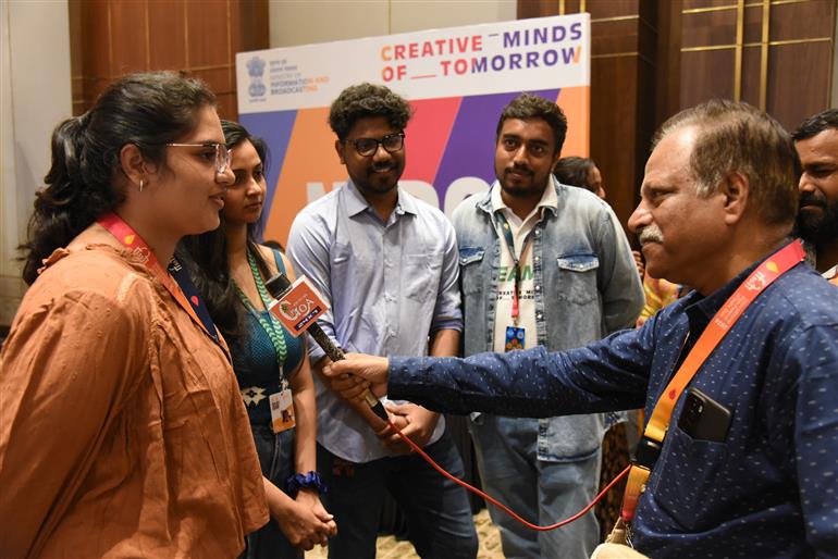 Scenes from CMOT Talent Camp at 55th IFFI, in Goa on November 25, 2024. 