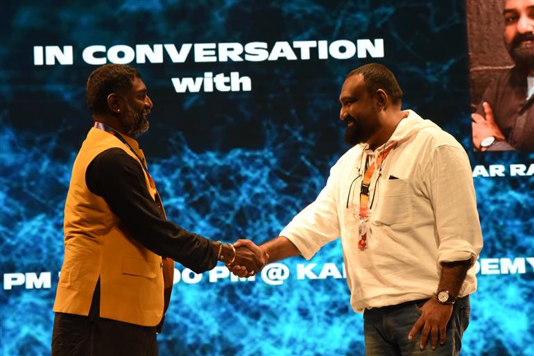 Integrating VFX with Cinematography-K K Senthil Kumar ‘In-Conversation’ with Shankar Ramakrishnam at 55th IFFI, in Goa on November 25, 2024. 