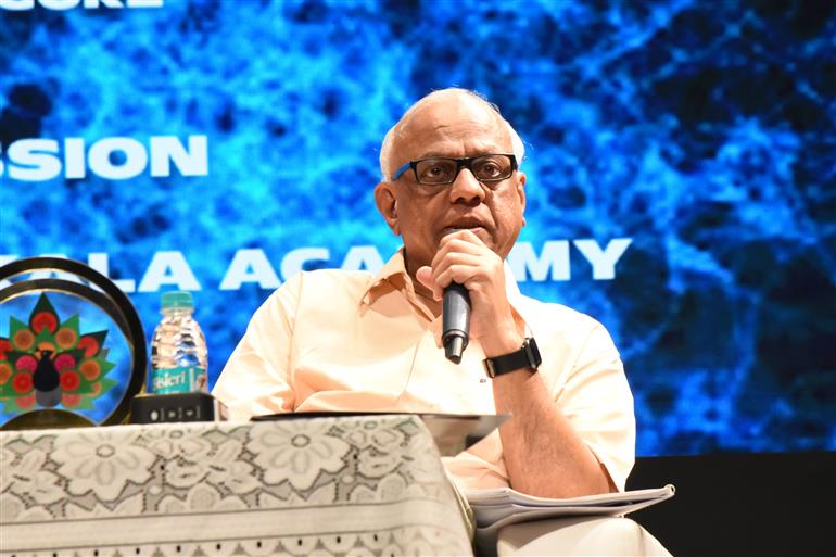 Scenes from panel discussion at 55th IFFI, in Goa on November 27, 2024. 