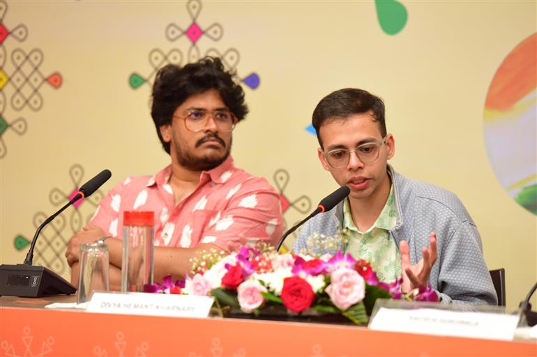Press Conference with teams of ‘Bahi-Tracing My Ancestors’ and ‘P for Paparazzi’ at 55th IFFI 2024, in Goa on November 27, 2024.