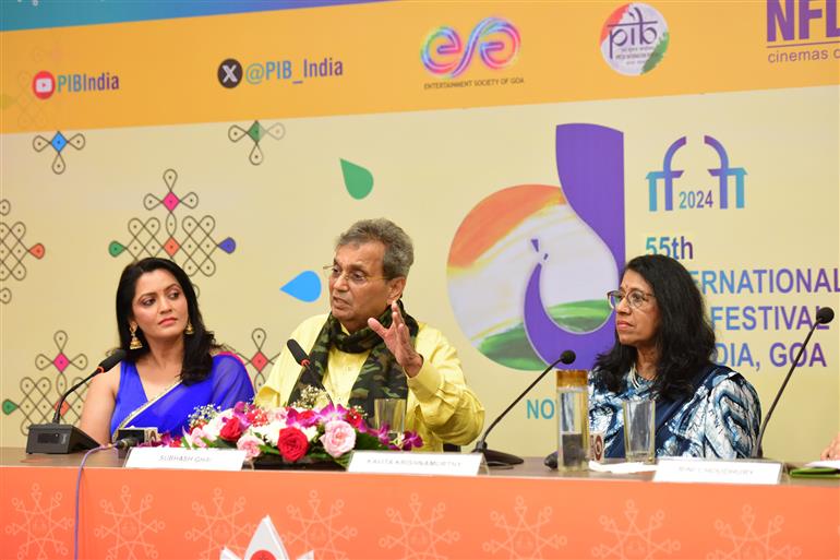 Subhash Ghai speaks at Press Conference - Celebrating 25 years of Taal at 55th IFFI 2024, in Goa on November 27, 2024.