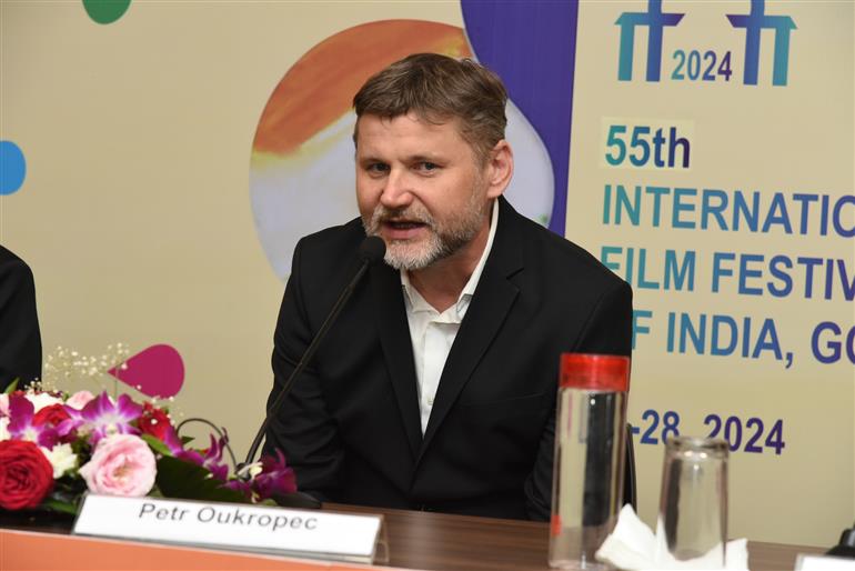 The Producer of ‘Dry Season’ at 55th IFFI, in Goa on November 28, 2024.
