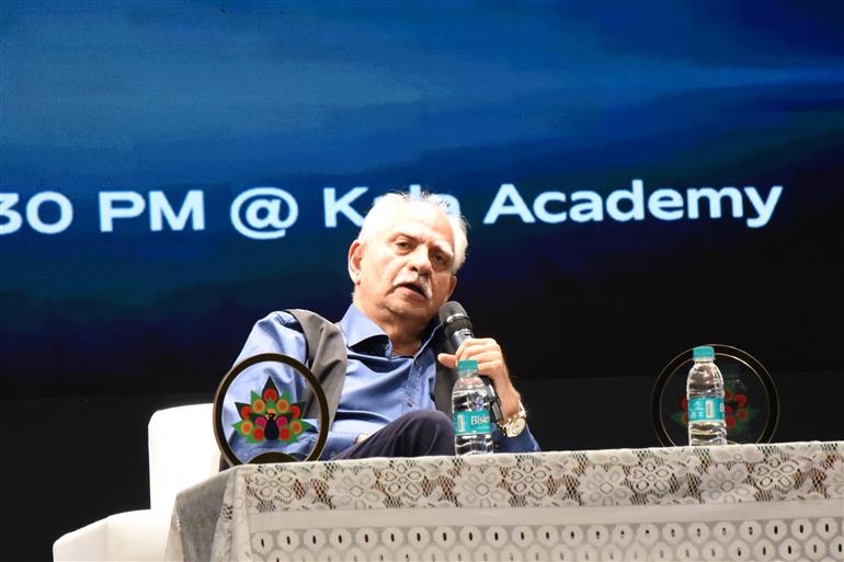 In - Conversation session with legendary film maker Ramesh Sippy and Mohit Soni at 55th IFFI 2024, in Goa on November 28, 2024.