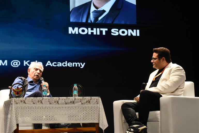 In - Conversation session with legendary film maker Ramesh Sippy and Mohit Soni at 55th IFFI 2024, in Goa on November 28, 2024.
