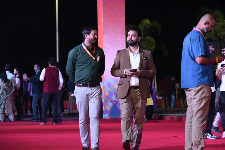 Rashmika Mandanna and Other Stars Grace the Red Carpet at 55th IFFI Closing Ceremony, in Goa on November 28, 2024.
