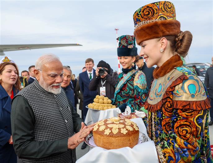 प्रधानमंत्री श्री नरेन्द्र मोदी 22 अक्टूबर, 2024 को रूस के कज़ान पहुंचे।:Prime Minister