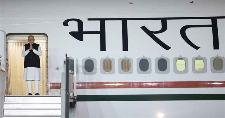 प्रधानमंत्री श्री नरेन्द्र मोदी 24 अक्टूबर, 2024 को रूस के कज़ान से नई दिल्ली पहुंचे।:Prime Minister