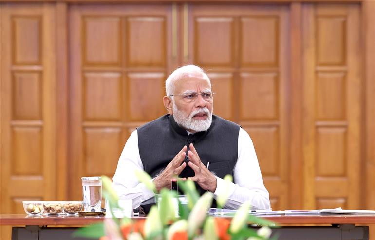 प्रधानमंत्री श्री नरेन्द्र मोदी 10 सितंबर, 2024 को नई दिल्ली में नवगठित अनुसंधान नेशनल रिसर्च फाउंडेशन (एएनआरएफ) की पहली आम बोर्ड बैठक की अध्यक्षता करते हुए।