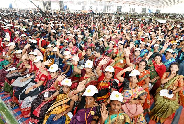 Gathering at the foundation stone laying of various development projects, in Bhubaneswar, Odisha on September 17, 2024. PM addressing on the occasion.