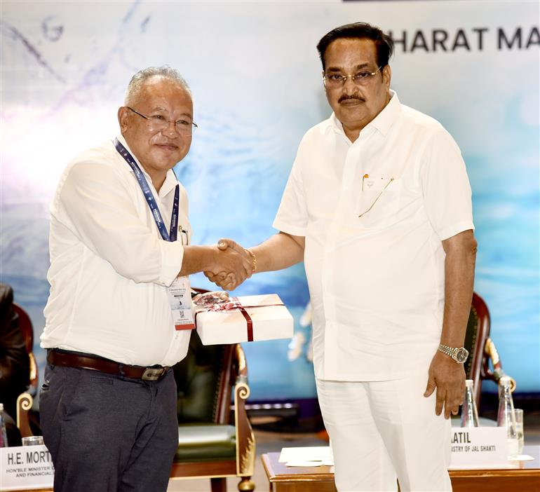 The Union Minister of Jal Shakti, Shri C R Patil at the inauguration of the 8th India Water Week, in New Delhi on September 17, 2024.