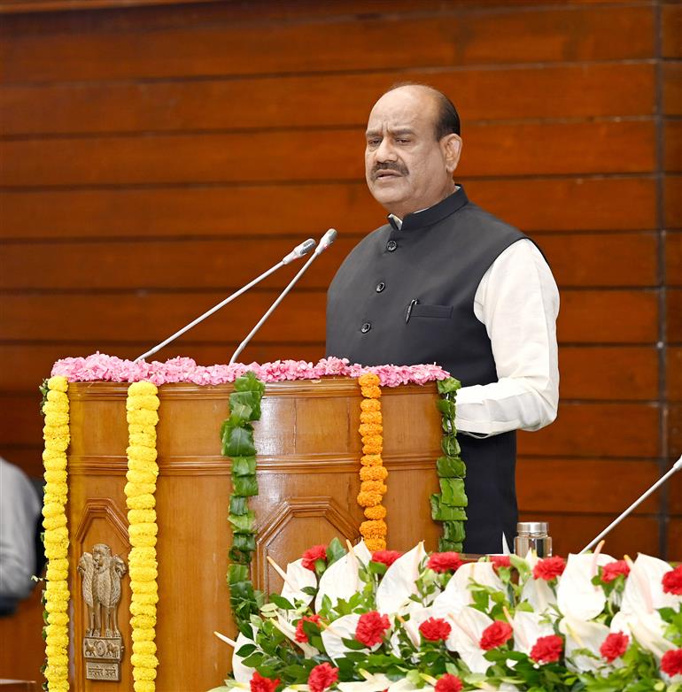 The Speaker, Lok Sabha, Shri Om Birla delivering concluding remarks at Sansad TV@3 Conclave at Parliament House Annexe, in New Delhi on September 19, 2024.