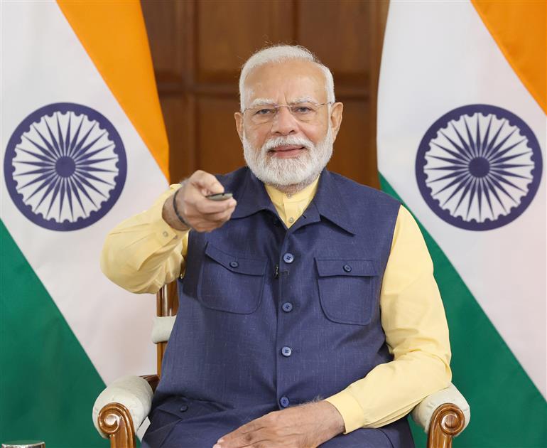 PM lays foundation stone, inaugurates and dedicates to the nation various projects in Maharashtra via video conferencing on September 29, 2024.