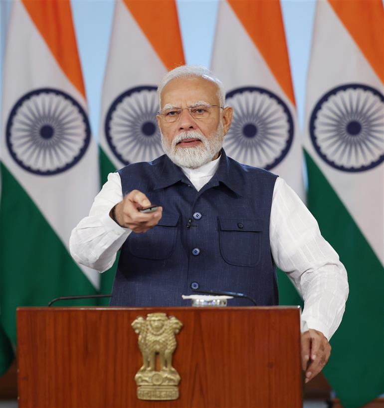 PM distributes more than 51,000 appointment letters to newly appointed youth in various Government departments and organizations under ‘Rozgar Mela’ via video conferencing on April 26, 2025.