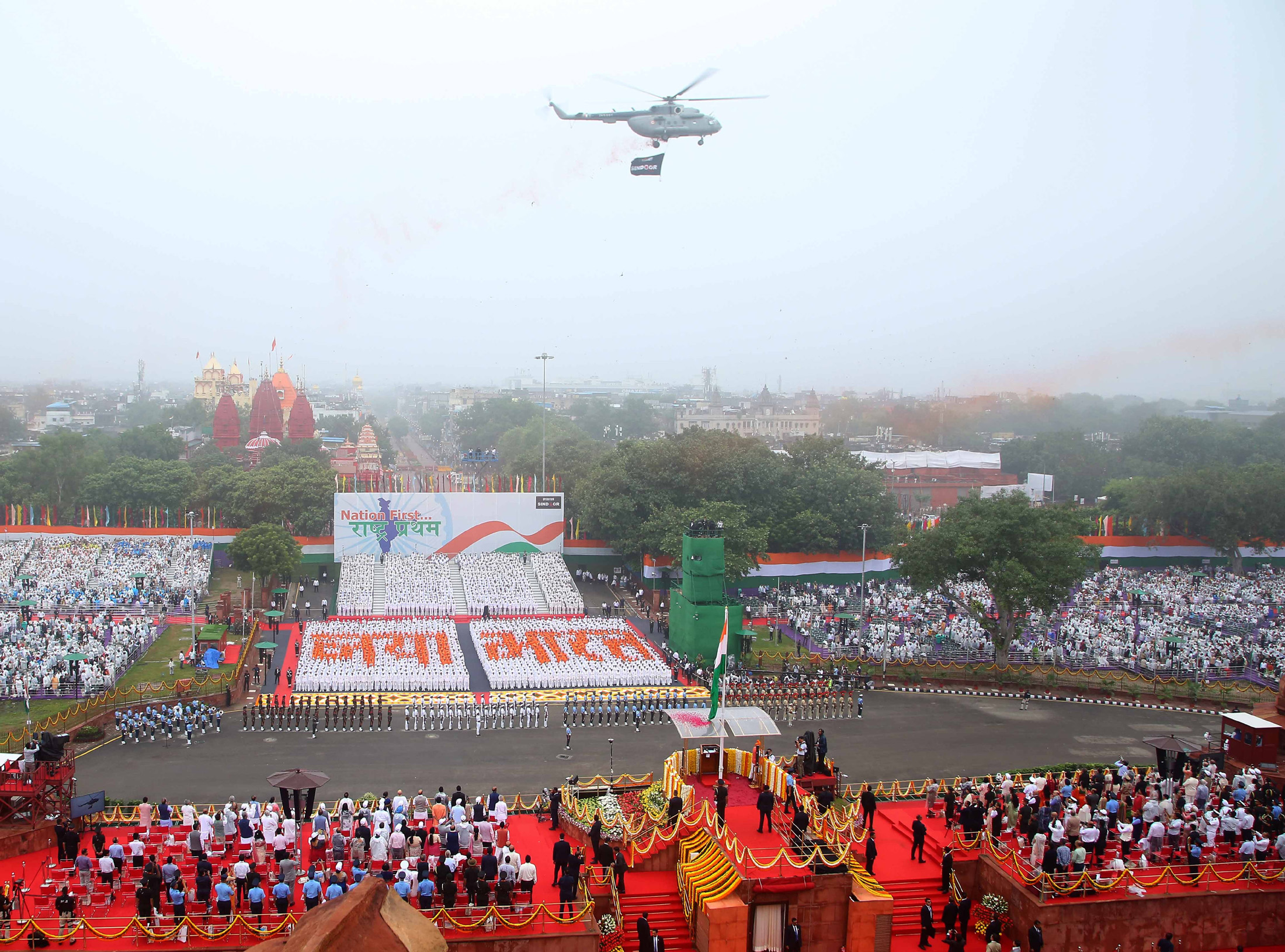 Glimpses of 79th Independence Day celebrations at Red Fort, in Delhi on August 15, 2025.