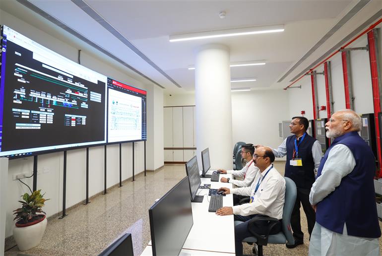 PM at the inauguration and visit of Kartavya Bhavan, in New Delhi on August 06, 2025.