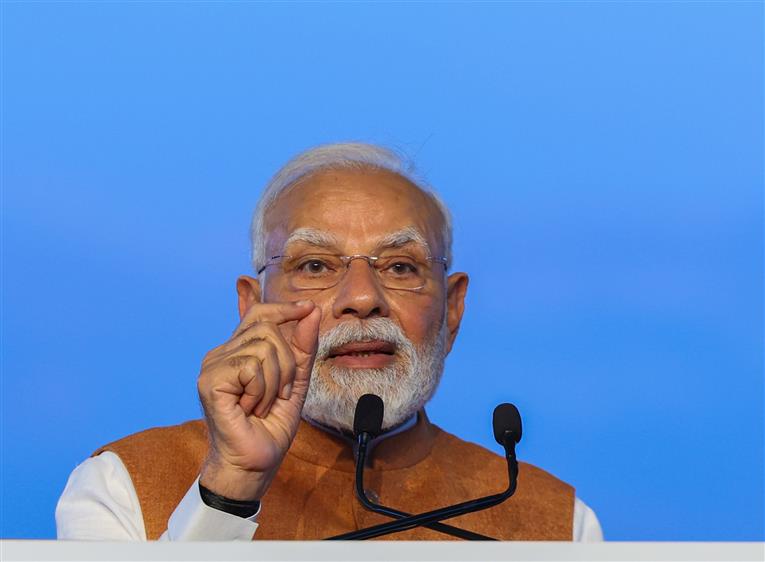 PM addressing at the inauguration of Kartavya Bhawan-3 at Kartavya Path, in New Delhi on August 06, 2025.