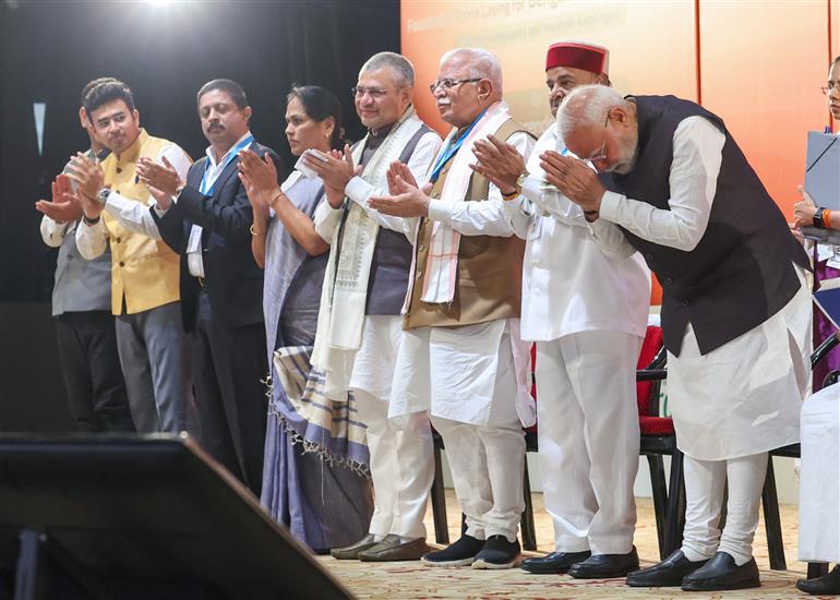 PM at the laying of foundation stone, inauguration of various metro projects in Bengaluru, Karnataka on August 10, 2025.