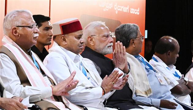 PM at the laying of foundation stone, inauguration of various metro projects in Bengaluru, Karnataka on August 10, 2025.