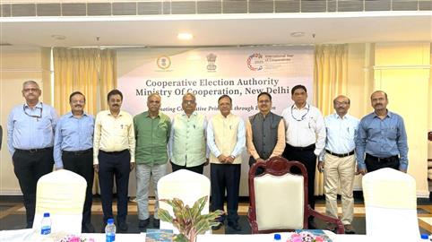The Chairperson, Cooperative Election Authority (CEA), Shri Devendra Kumar Singh chaired the first consultative meeting with State Cooperative Election Authorities held, in New Delhi on August 11, 2025.