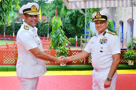 Glimpses of the 8th High-Level Meeting (HLM) between the Indian Coast Guard (ICG) and Sri Lanka Coast Guard (SLCG), in New Delhi on August 11, 2025.