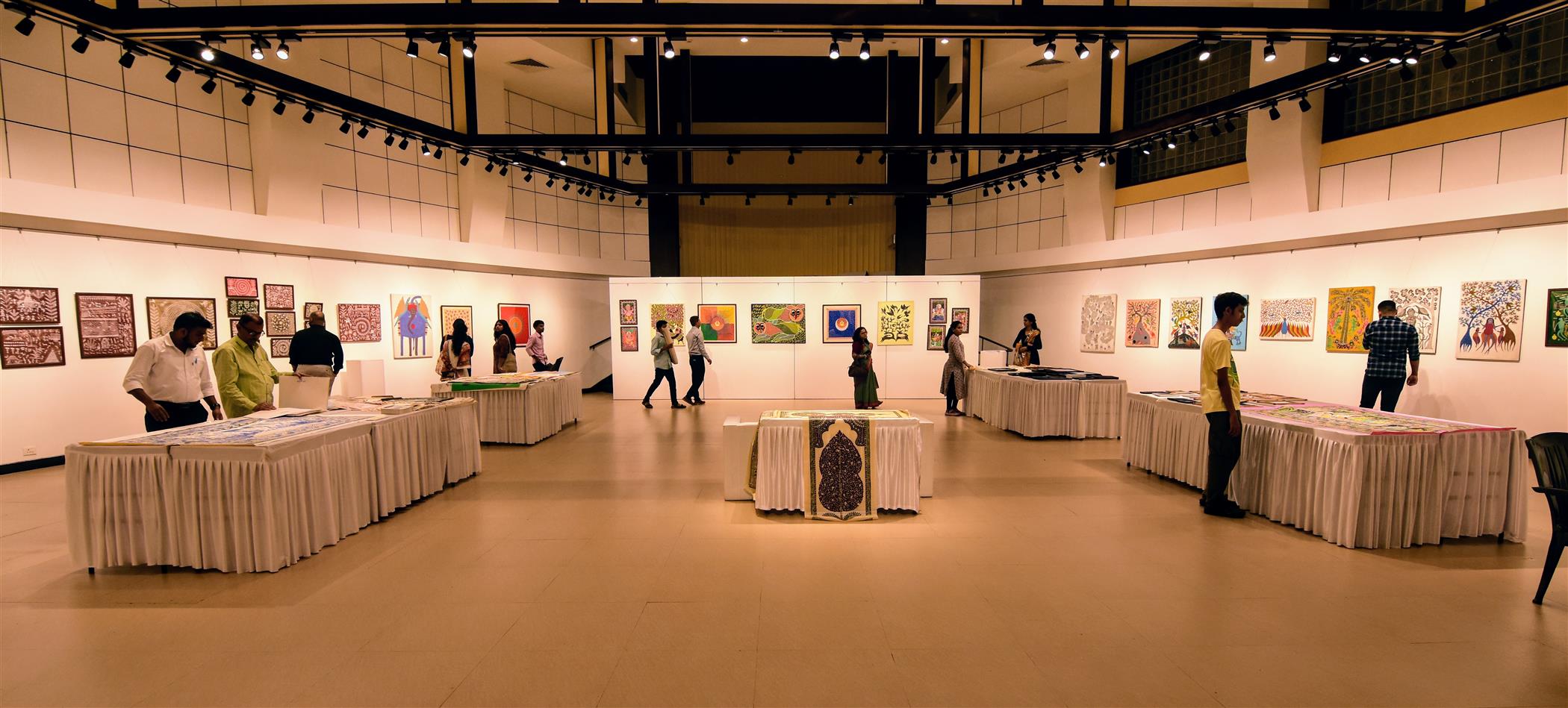 Ministry of Tribal Affairs, Government of India and TRIFED has organized 
a celebration of Traditional Tribal Paintings called ‘AADI CHITRA’ at Jahangir Art Gallery, Fort, Mumbai on 29-07-2025