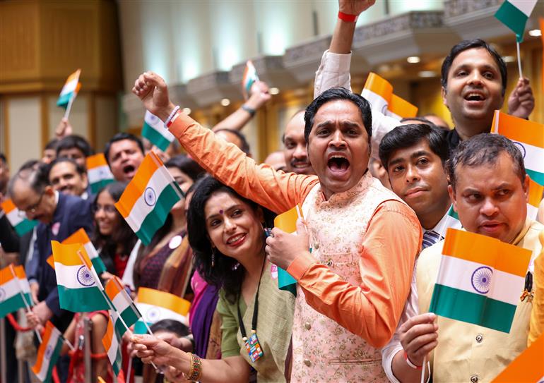 PM receives a rousing welcome by Indian community upon his arrival at a hotel in Tokyo, Japan on August 29, 2025.:Prime Minister's Office PM receives a rousing welcome by Indian community upon his arrival at a hotel in Tokyo, Japan on August 29, 2025.:Prime Minister