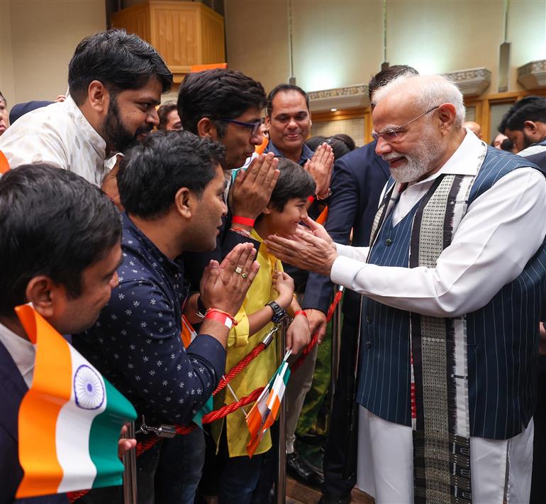 PM receives a rousing welcome by Indian community upon his arrival at a hotel in Tokyo, Japan on August 29, 2025.:Prime Minister's Office PM receives a rousing welcome by Indian community upon his arrival at a hotel in Tokyo, Japan on August 29, 2025.:Prime Minister