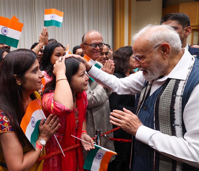 PM receives a rousing welcome by Indian community upon his arrival at a hotel in Tokyo, Japan on August 29, 2025.:Prime Minister's Office PM receives a rousing welcome by Indian community upon his arrival at a hotel in Tokyo, Japan on August 29, 2025.:Prime Minister