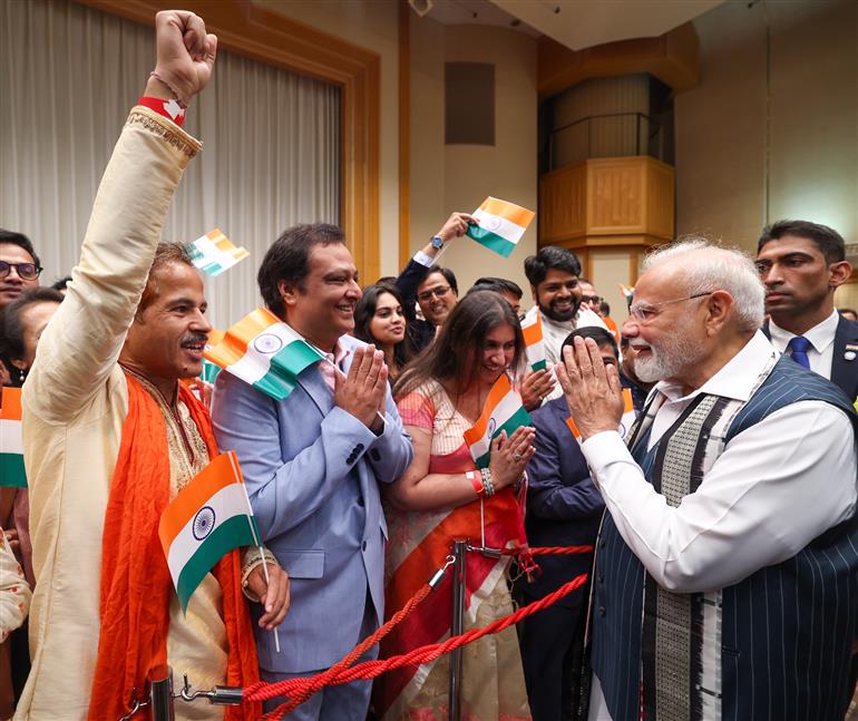 PM receives a rousing welcome by Indian community upon his arrival at a hotel in Tokyo, Japan on August 29, 2025.:Prime Minister's Office PM receives a rousing welcome by Indian community upon his arrival at a hotel in Tokyo, Japan on August 29, 2025.:Prime Minister